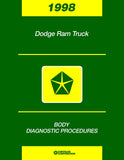 1998 Dodge Ram Truck Body Diagnostic Procedures Manual
