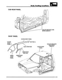 1998 Dodge Ram Truck 1500-3500 Dimensions, Joint, and Seams Manual Supplement