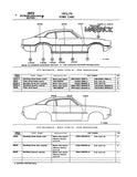 1973 - 1979 Ford Car Parts Catalog Set - Text & Illustrations