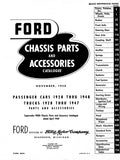 1928-1948 Ford Car / 1928-1947 Ford Truck Chassis Parts & Accessories Book