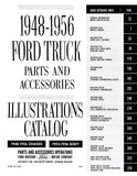 1948 - 1956 Ford Truck Parts & Accessories Catalog Set - Text & Illustrations