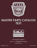 1964 - 1972 Ford Truck Parts Catalog Set - Text & Illustrations