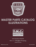 1964 - 1972 Ford Truck Parts Catalog Set - Text & Illustrations