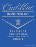 1957 - 1964 Cadillac Master Parts List