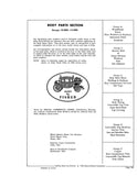 1964 - 1969 Cadillac Master Parts List