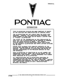 1984 - 1988 Pontiac Fiero Parts and Illustrations Catalog