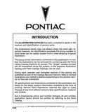 1989 Pontiac Firebird Parts and Illustrations Catalog