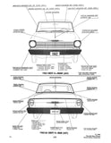 1953-1963 Chevrolet Body Mouldings and Attaching Parts
