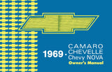 1969 Chevrolet Camaro Chevelle Nova Owner's Manual - COLOR