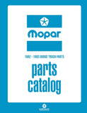 1982 - 1983 Dodge / Plymouth LD Truck & Van Parts Catalog