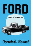 1957 Ford Truck Owner's Manual