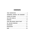 1958 Ford Truck Owner's Manual