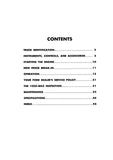 1960 Ford Truck Owner's Manual