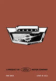 1962 Ford Truck Owner's Manual