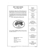 1964 - 1969 Cadillac Master Parts List