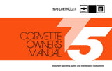 1975 Chevrolet Corvette Owner's Manual