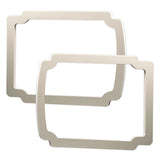 Tail Light Lens Gaskets fits 1967 Chevelle Made of white sponge