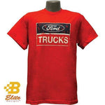 Ford Trucks Distressed Logo T-Shirt - Red