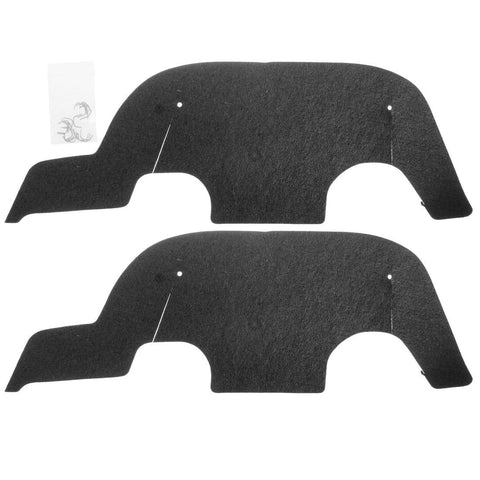 1966 Chevrolet Chevelle El Camino A-Arm Seal inner fenders with staples 2 pc