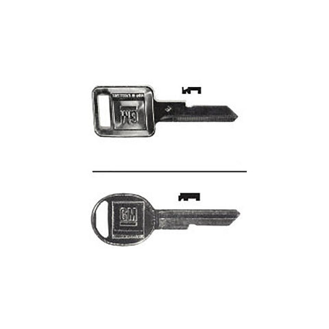 GM Replacement Key Blanks Square Ignition and Oval Door/Trunk- #50-A & #51-B