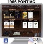 1966 Pontiac Shop Manuals, Sales Literature & Parts Books on CD