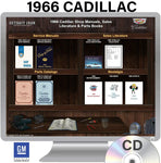 1966 Cadillac Shop Manuals, Sales Literature & Parts Books on CD