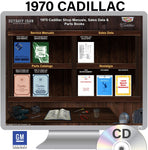 1970 Cadillac Shop Manuals, Sales Data & Parts Books on CD