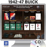 1942-1947 Buick Shop Manuals, Parts Books & Sales Literature on CD