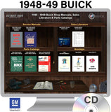 1948-1949 Buick Shop Manuals, Parts Books & Sales Literature on CD