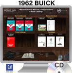 1962 Buick Shop Manuals, Sales Literature & Parts Book on CD