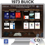 1973 Buick Shop Manuals, Owner Manuals, Sales Literature & Parts Books on CD