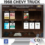 1968 Chevrolet Truck Shop Manuals, Sales Brochure & Parts Books on CD