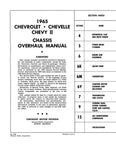 1965 Chevrolet Chassis Overhaul Manual (Licensed High Quality Reproduction)