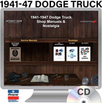 1941-47 Dodge Truck Shop Manual on CD