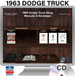 1963 Dodge Truck Shop Manuals on CD