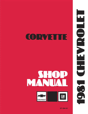 1981 Chevrolet Corvette Shop Manual