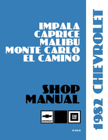 1982 Chevrolet Shop Manual