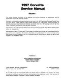 1997 Chevrolet Corvette Service Manual