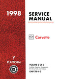 1998 Chevrolet Corvette Service Manual