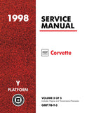 1998 Chevrolet Corvette Service Manual