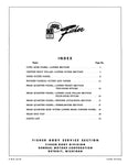 1941 - 1942 Fisher Body Sheet Metal Service Manual