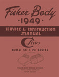 1949 Fisher Body Service Manual - Buick 50 & 70 Series