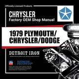 1979 Plymouth Chrysler Dodge Shop Manuals & Sales Brochures on CD