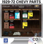 1929-1972 Chevrolet Auto / Truck Parts Manuals (Only) on CD