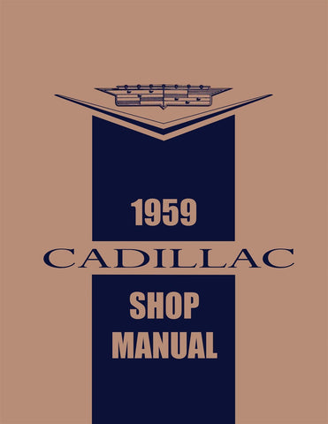 1959 Cadillac Shop Manual