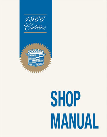1966 Cadillac Shop Manual