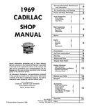 1969 Cadillac Shop Manual