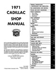 1971 Cadillac Shop Manual