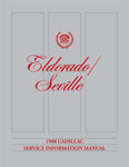 1988 Cadillac Eldorado, Seville Shop Manual
