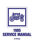 1985 Fisher Body C Service Manual